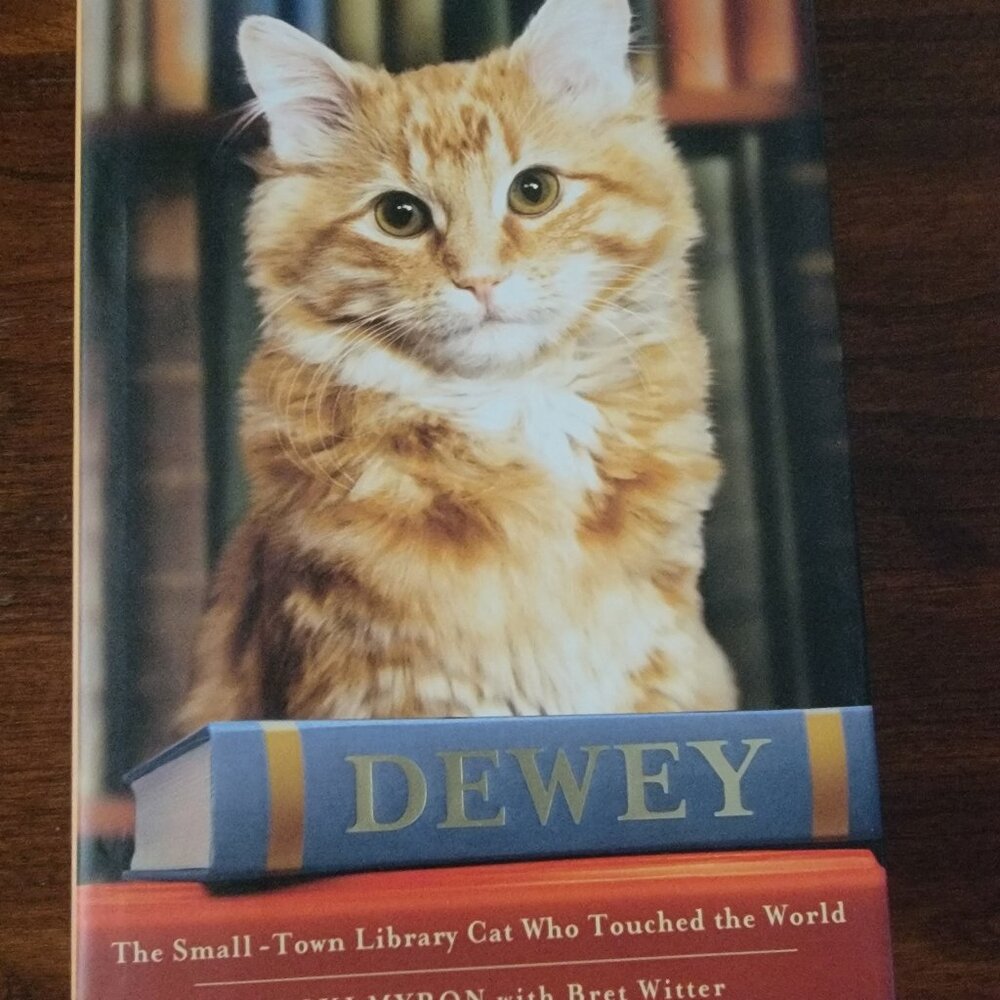 Dewey: The Small-Town Library Cat Who Touched the World - Hardcover LIKE NEW